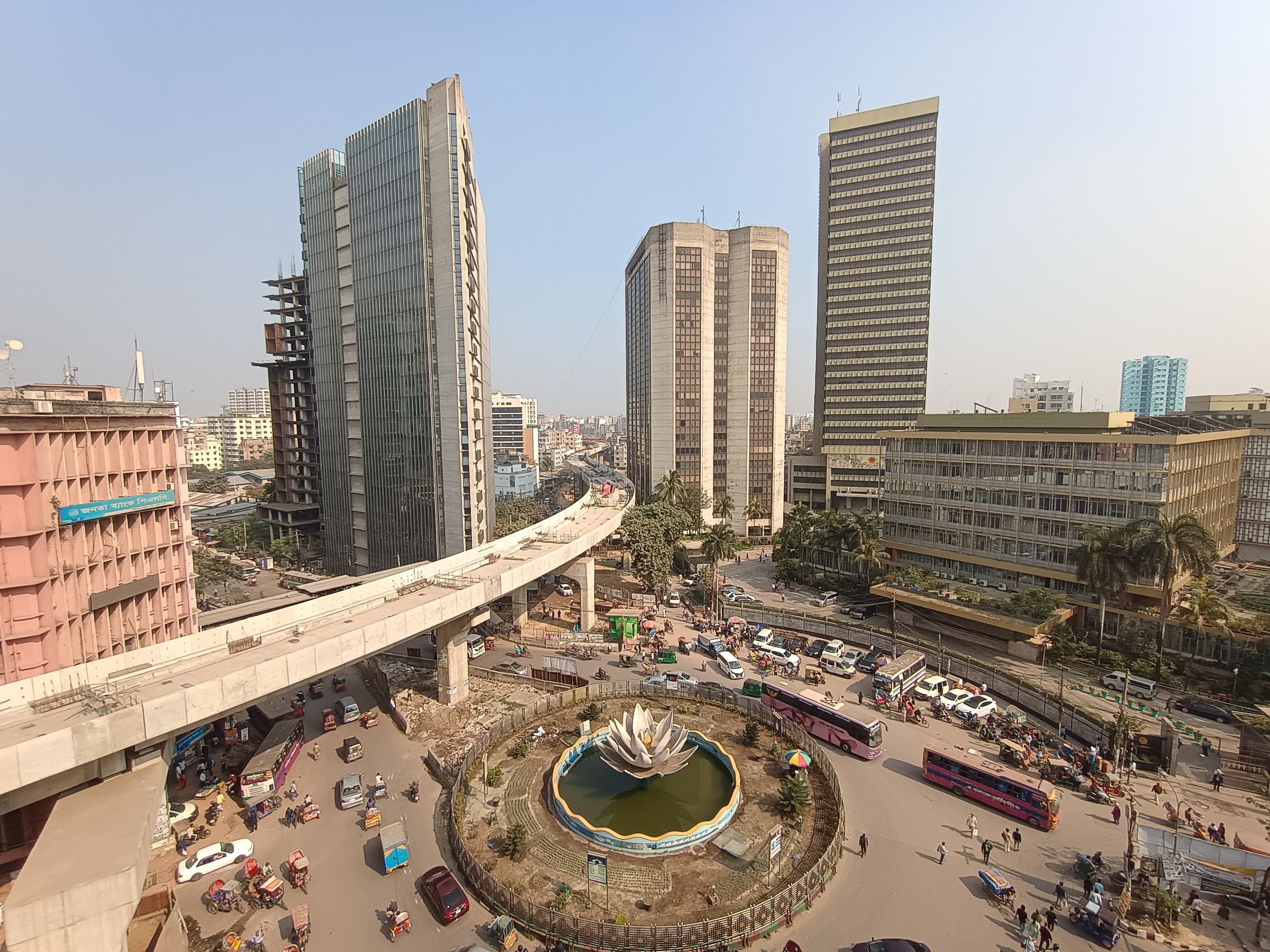 Dhaka financial district skyline
